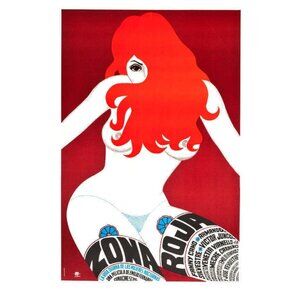 1976 PINK ZONE MEXICO VINTAGE ADULT MOVIE POSTER 165